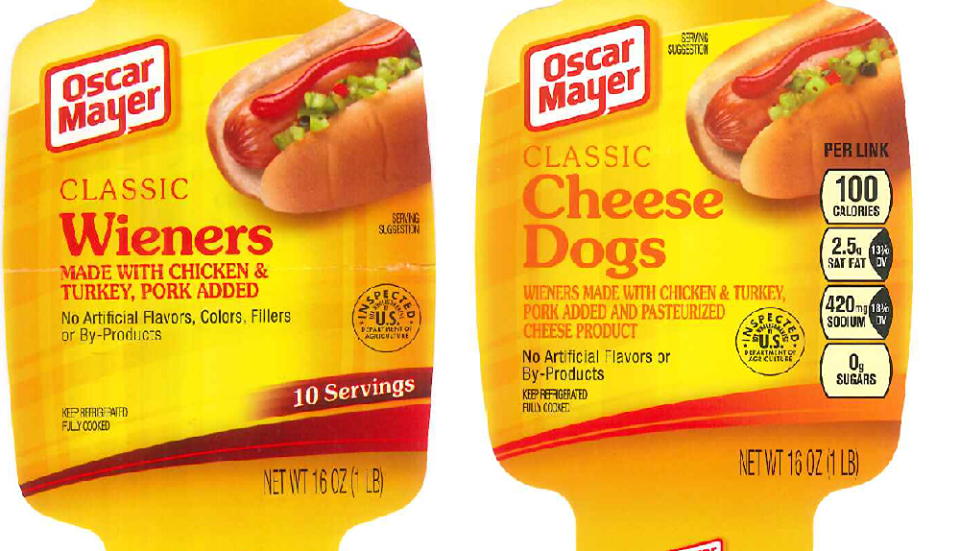 Kraft Recalls 96,000 Pounds of Hot Dogs Over Undisclosed Milk